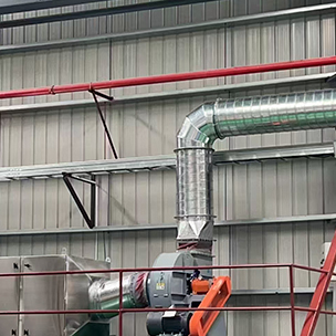 廢塵離心風機案例 廢塵離心風機案例